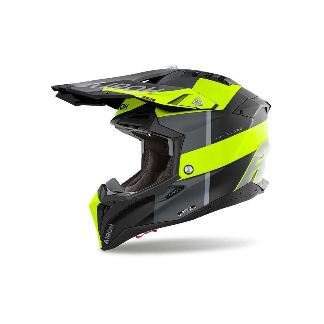 Airoh 2025 Helmet Aviator 3 Monarch Yellow Matt